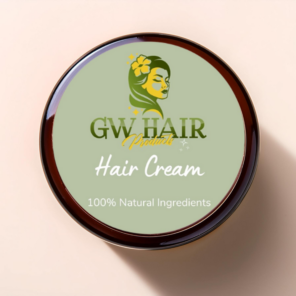 GW Hair hair cream label