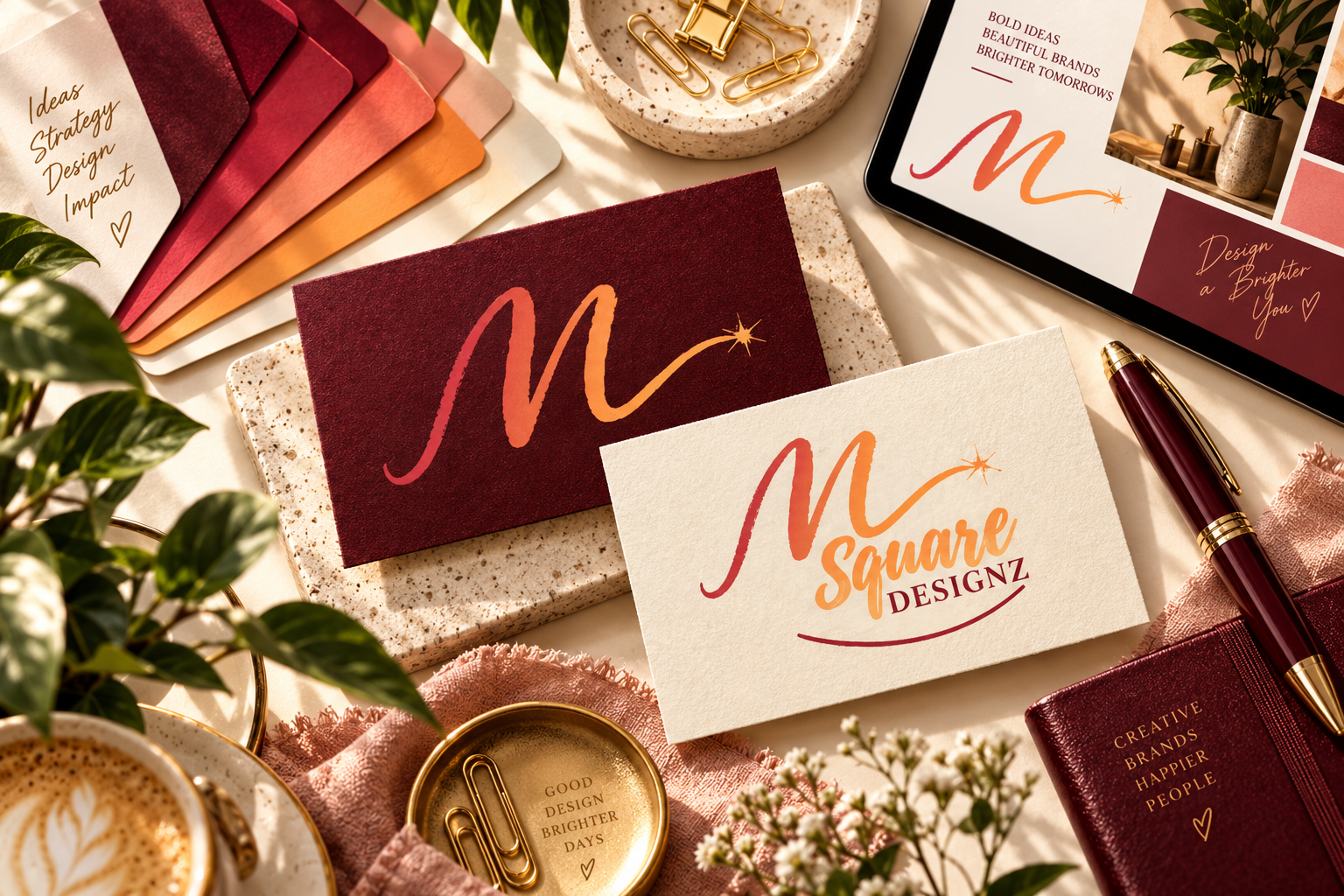 M Square Designz branding presentation