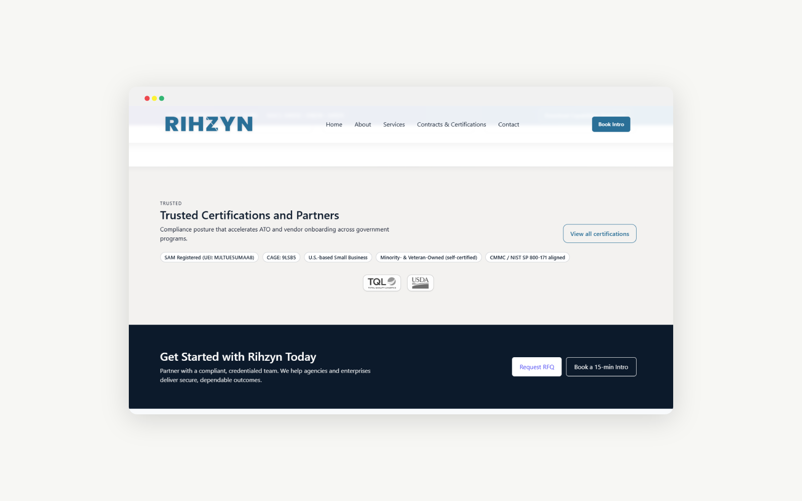 Rihzyn sectors and mission focus areas